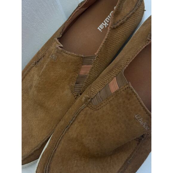 OluKai Pahono Slip On Shoes Mens 13 Brown Leather Comfort Casual Loafers main image 11